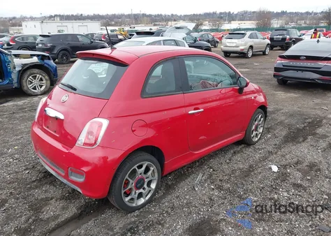 2012 Fiat 500 Sport from USA, damaged, VIN 3C3CFFBR5CT269729